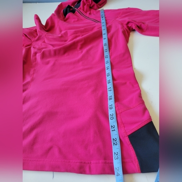 Lululemon Rare Run Spirit Pullover Fruity Tootie Hot Pink Size 6 - Picture 10 of 11